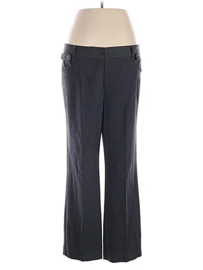 Pre-owned Dressbarn Dress Pants In Gray