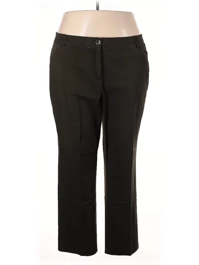 Pre-owned Dressbarn Dress Pants In Green