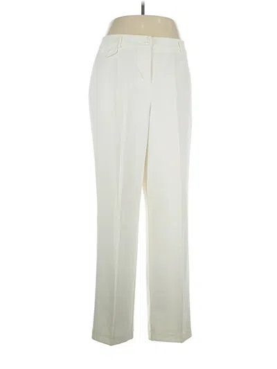 Pre-owned Dressbarn Dress Pants In Ivory