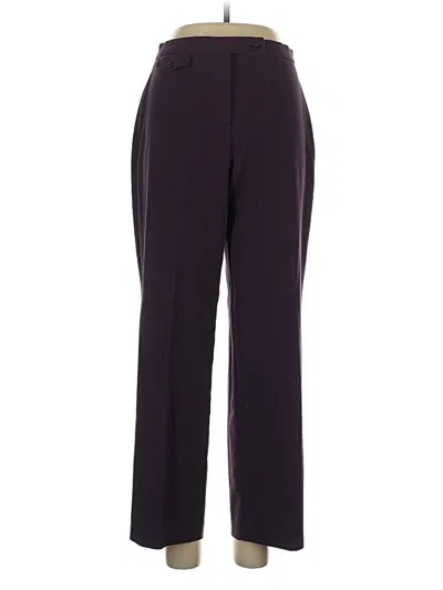 Pre-owned Dressbarn Dress Pants In Purple
