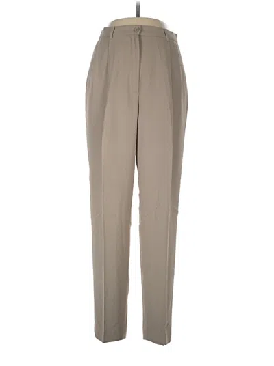 Pre-owned Dressbarn Dress Pants In Tan