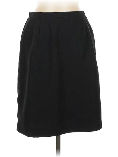 Pre-owned Dressbarn Formal Skirt In Black