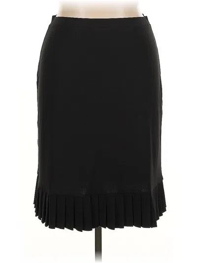 Pre-owned Dressbarn Formal Skirt In Black