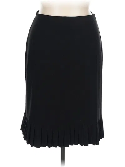 Pre-owned Dressbarn Formal Skirt In Black