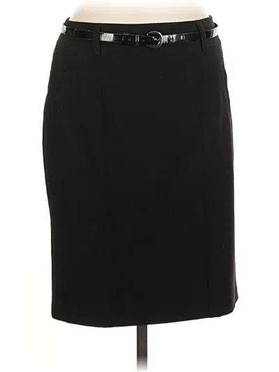 Pre-owned Dressbarn Formal Skirt In Black