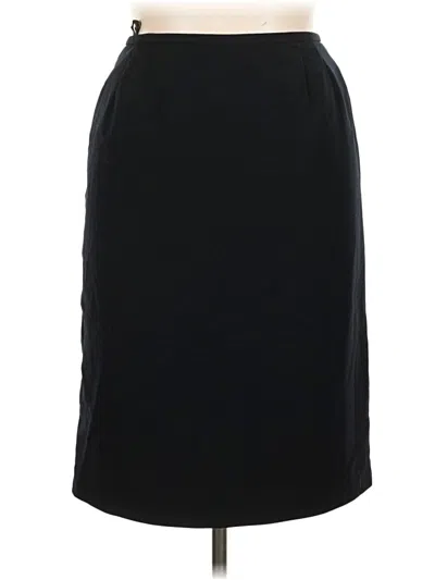 Pre-owned Dressbarn Formal Skirt In Black