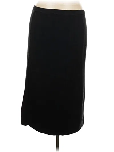 Pre-owned Dressbarn Formal Skirt In Black