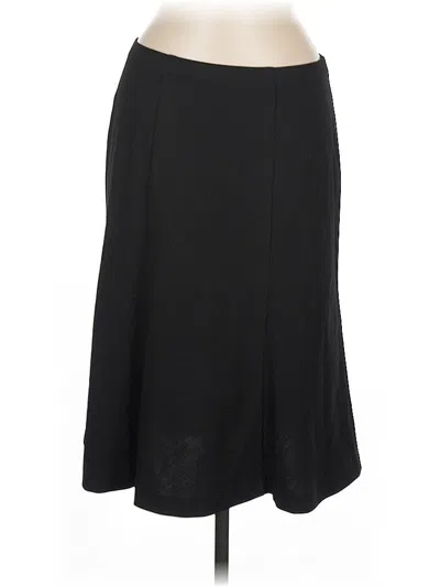 Pre-owned Dressbarn Formal Skirt In Black