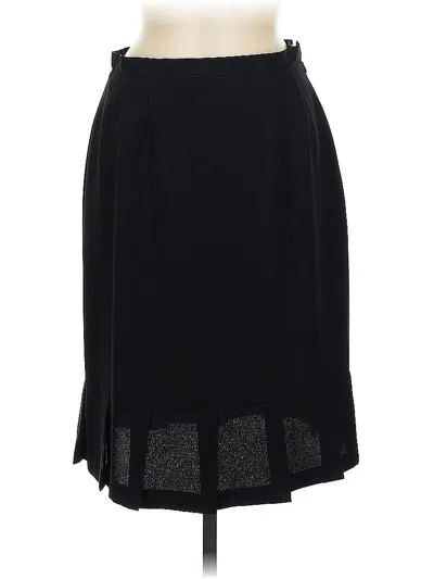 Pre-owned Dressbarn Formal Skirt In Black