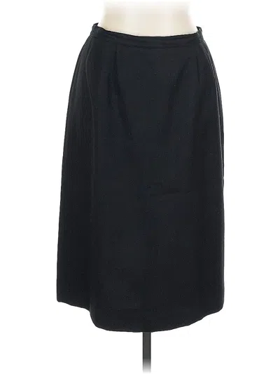 Pre-owned Dressbarn Formal Skirt In Black