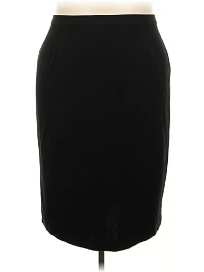 Pre-owned Dressbarn Formal Skirt In Black