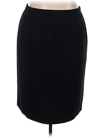 Pre-owned Dressbarn Formal Skirt In Black