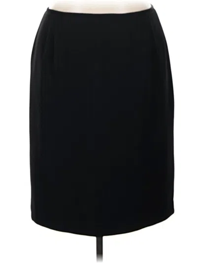 Pre-owned Dressbarn Formal Skirt In Black