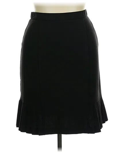 Pre-owned Dressbarn Formal Skirt In Black