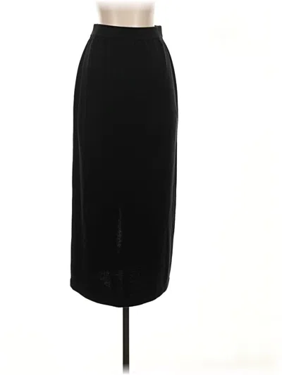Pre-owned Dressbarn Formal Skirt In Black