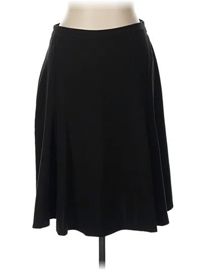 Pre-owned Dressbarn Formal Skirt In Black