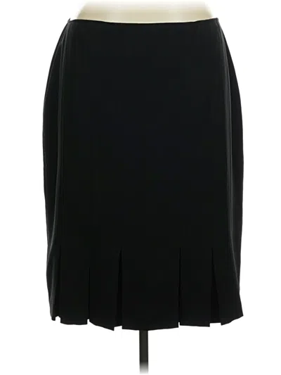 Pre-owned Dressbarn Formal Skirt In Black