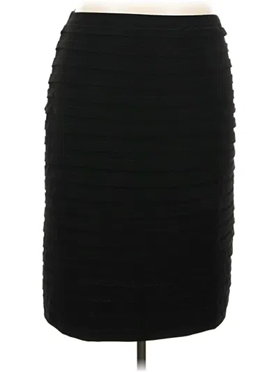 Pre-owned Dressbarn Formal Skirt In Black
