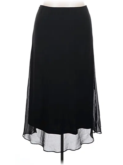Pre-owned Dressbarn Formal Skirt In Black