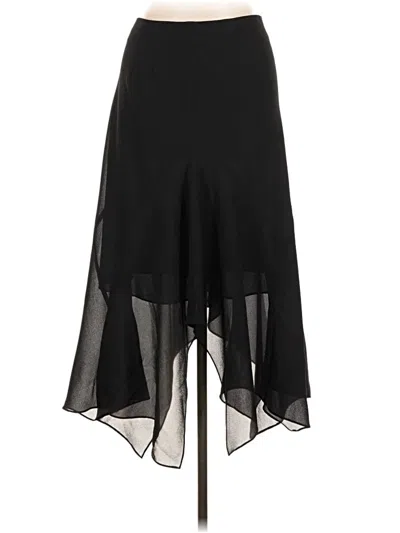 Pre-owned Dressbarn Formal Skirt In Black