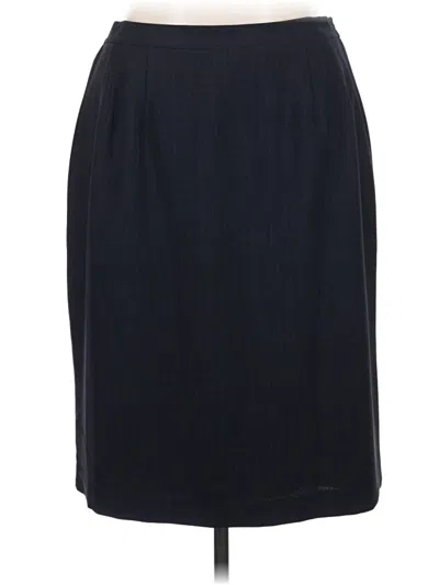 Pre-owned Dressbarn Formal Skirt In Black