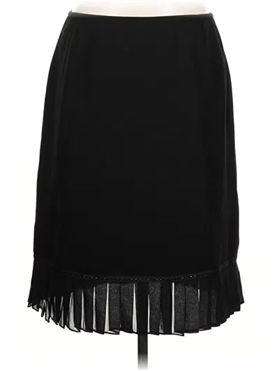 Pre-owned Dressbarn Formal Skirt In Black