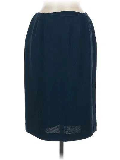 Pre-owned Dressbarn Formal Skirt In Blue