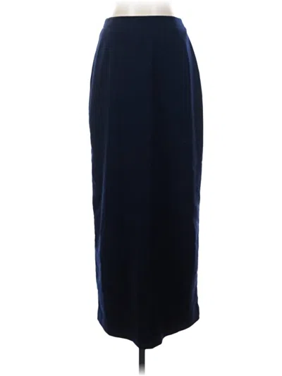 Pre-owned Dressbarn Formal Skirt In Blue