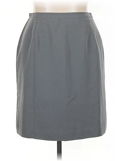 Pre-owned Dressbarn Formal Skirt In Gray