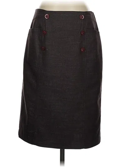 Pre-owned Dressbarn Formal Skirt In Gray