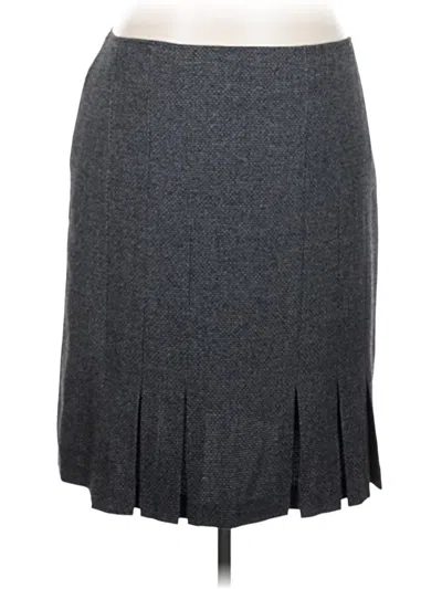 Pre-owned Dressbarn Formal Skirt In Gray