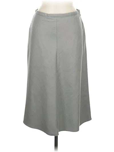 Pre-owned Dressbarn Formal Skirt In Gray