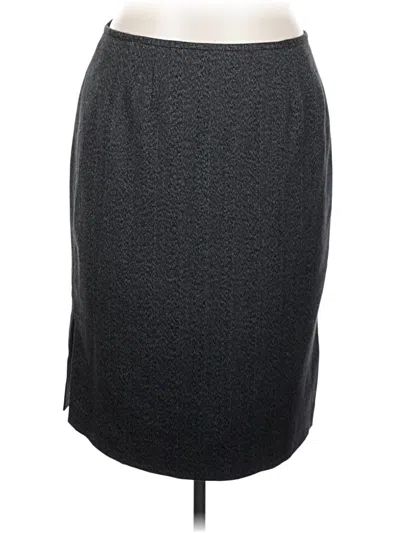 Pre-owned Dressbarn Formal Skirt In Gray