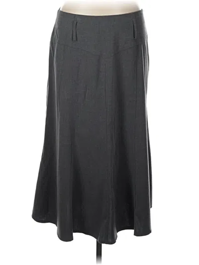 Pre-owned Dressbarn Formal Skirt In Gray