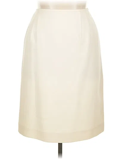 Pre-owned Dressbarn Formal Skirt In Ivory