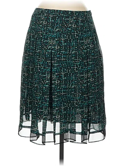 Pre-owned Dressbarn Formal Skirt In Teal