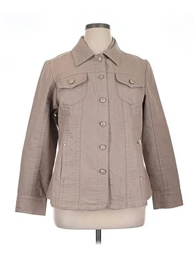 Pre-owned Dressbarn Jacket In Brown