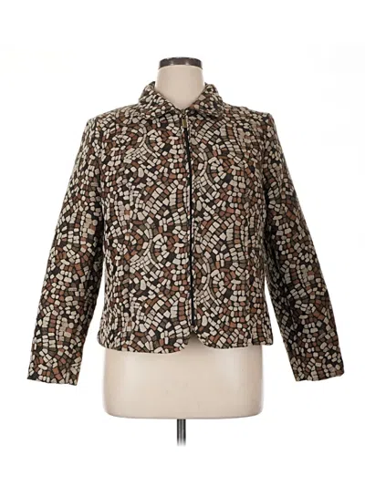 Pre-owned Dressbarn Jacket In Brown