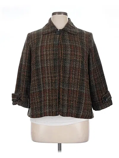 Pre-owned Dressbarn Jacket In Brown