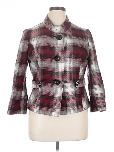 Pre-owned Dressbarn Jacket In Burgundy