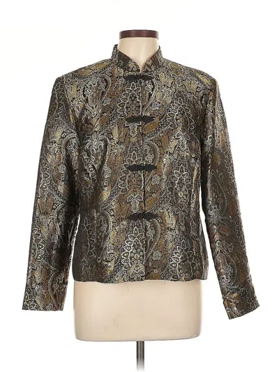 Pre-owned Dressbarn Jacket In Gold