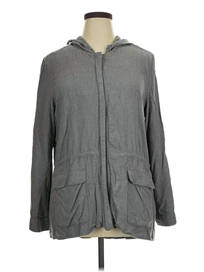 Pre-owned Dressbarn Jacket In Gray