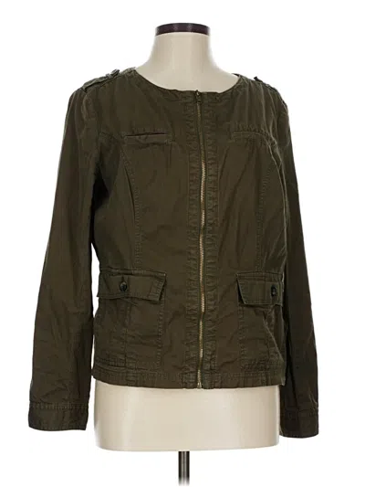 Pre-owned Dressbarn Jacket In Green