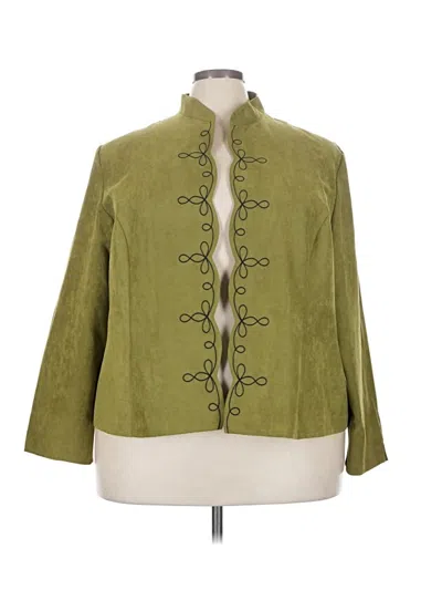 Pre-owned Dressbarn Jacket In Green