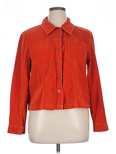Pre-owned Dressbarn Jacket In Orange