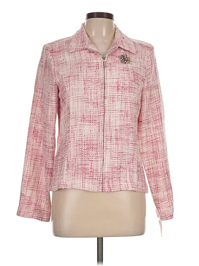 Pre-owned Dressbarn Jacket In Pink