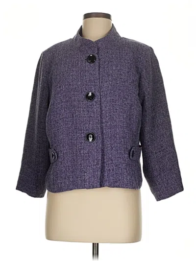 Pre-owned Dressbarn Jacket In Purple
