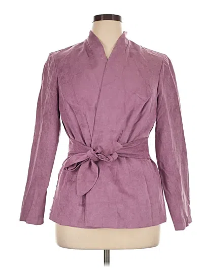 Pre-owned Dressbarn Jacket In Purple