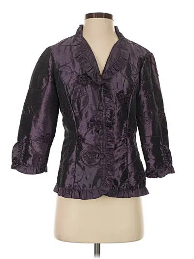 Pre-owned Dressbarn Jacket In Purple