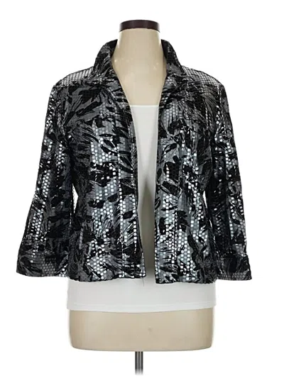 Pre-owned Dressbarn Jacket In Silver